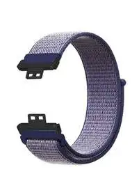 Fitme Nylon Replacement Band For Huawei Watch Fit, Dark Blue