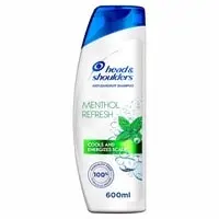 Head & Shoulders Menthol Refresh Anti-Dandruff Shampoo for Itchy Scalp, 600ml
