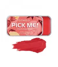 O.TWO.O Pick Me Cheeks & Lips & Eyes Secret Crush 07 Watermelon 10g