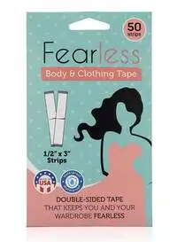 Sky-Touch 50 Stripss Double-Sided Clothing Tape For Women, Double Sided Body Tape And Clothing Tape, Fashion Invisible And Clear Tape, Clear Fabric Strong Tape Suitable For All Fabric Types