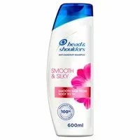 Head & Shoulders Smooth & Silky Anti-Dandruff Shampoo for Dry and Frizzy Hair, 600ml