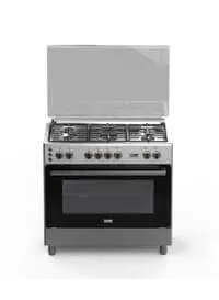 Xper Gas Oven, 5 Burners, 59.5x89.8cm, Steel, Made In Turkey, XP960GGEN (Installation Not Included)