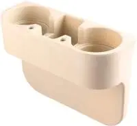 Generic Car Cup Holder Organizer Plastic For Car, Auto Cup Holders For Car, Car Seat Cup Holder, Car Cup Holders For Cars, Beige 1 Pcs