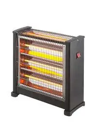 Koolen 2-Faces Radiant Heater With 4 Tubes, 1800W, 807102009, Black