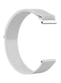 Fitme Replacement Band For Fitbit Versa/Versa Light/Versa 2, Silver
