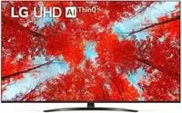 تلفزيون LG 55 بوصة UHD 4K Series 91 HDR10 Pro Bezeless Design a5 Gen5 AI Processor 4K AI Sound Pro HGiG - 55UQ91006LC (موديل 2022)