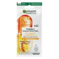 Garnier Skin Active Vitamin C Ampoule Sheet Mask With Pineapple Extract White