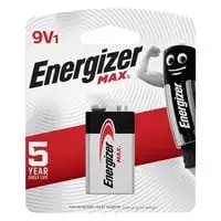 Energizer max alkaline battery 9V × 1 piece