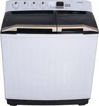 Toshiba 12Kg Top Load Washing Machine, Twin Tub, ‎Vh-K130Wbb, Min 2 Years Warranty (Installation Not Included)