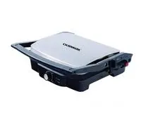 Olsenmark Grill Maker With Non Stick Coating Plate, 4 Slice - Cool Touch Housing - Non-Stick Cooking Plate - Drip Tray