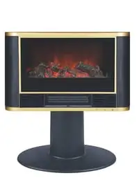 Koolen LED Heater With Stand, 900-1800 Watt, Black And Gold