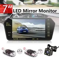 Generic 7 Inch HD LCD Car Rear View Mirror Monitor Mp5 Players With Reversing Camera