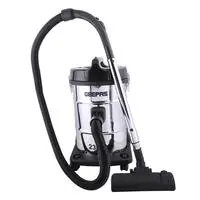 Geepas GVC2597 2300W 2-In-1 Blow And Dry Vacuum Cleaner - Powerful Copper Motor, 23L Stainless Steel Tank - Dust Full Indicator