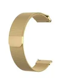 Fitme Replacement Milanese Band For Smartwatch 18mm, Gold