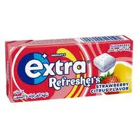 Wrigley's Extra Refreshers Sugar Free Strawberry And Citrus Chewing Gum 15.6g