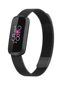 Fitme Replacement Milanese Band For Fitbit, Luxe Black