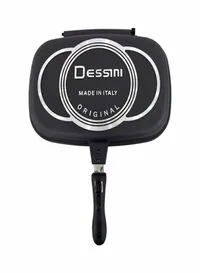 Dessini Double Sided Grill Pan Black 44centimeter