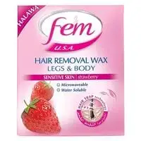 Fem Hair Removal Wax Leg & Body Strawbery 450g