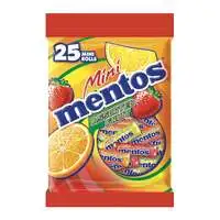 Mentos Gum Mini Roll Fruits 10g X25
