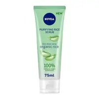 NIVEA Face Purifying Rice Scrub With Organic Rice And Bio Aloe Vera For Combination Skin 75ml