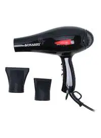 Sonashi Powerful 2000W Professional Hair Dryer, Black
