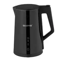Geepas Digital Electric Kettle With Boil Dry Protection, Temperature Display On Body, 1.7L, 2200W, GK38051, Black