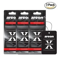 Generic Areon X Car Air Fragrance -Version Strawberry 3 Pack