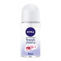 NIVEA Antiperspirant Roll-on for Women, 48h Protection, Fresh Cherry Scent, 50ml