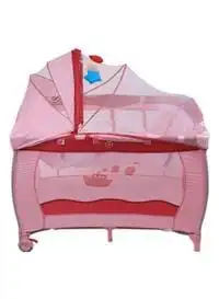 سرير أطفال مولودي PINK SHP-405 - مولودي مهد اطفال وردي