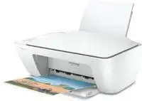 طابعة HP DeskJet 2320 الكل في واحد، توصيل وطباعة USB، مسح ونسخ - أبيض