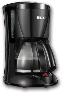 ماكينة صنع القهوة من ايه تي سي 1.25 لتر 1000 وات - H-CM1812 ، أسود