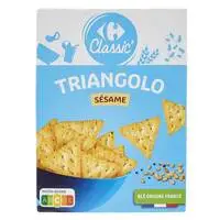 Carrefour Triangolo Poppy Seed & Sesame Seed Crackers 100g