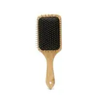 Cecilia Large square hair brush With Iron Hair,Wooden