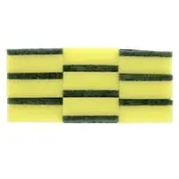 Vileda 9-Piece Tip Top sponges Set Yellow & Green