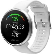 Polar Ignite Advanced Waterproof Fitness Watch With Built-In GPS, White Color S