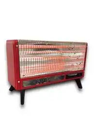 GVC Pro Quartz Heater Fireplace, 4 Quartz Heating Level, 2000 Watt, 50/60 Htz, GVCHT-2000