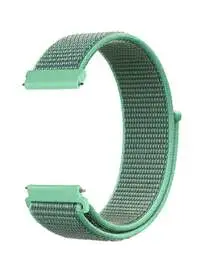 Fitme Replacement Nylon Loop Band For Smartwatch 18mm, Green