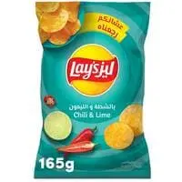 Lay’s Chili and Lime Potato Chips, 165g