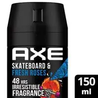 Axe Antiperspirant Deodorant Spray For Men Skateboard & Fresh Roses Providing 48 Hours Of Fresh