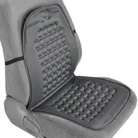 Generic غطاء مقعد السيارة وسادة - فقاعة مغناطيسية تدليك مريح للغاية - غطاء كرسي سيارة عالمي وشاحنة سيارات الدفع الرباعي (أسود، بيج، رمادي) اختياري 1 قطعة