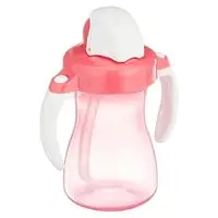 زجاجة بيجون الصغيرة ذات القش 26150 باللون الوردي