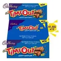 Cadbury Timeout Chocolate Wafer 41.6g ×12