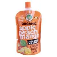 Organic Larder Apple Peach Mango Crush 100g