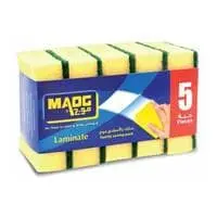 Maog laminate cleaning sponge with scourer 5 pieces