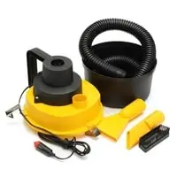 Generic Mini Wet And Dry Canister Car Vacuum Cleaner Yellow 120W