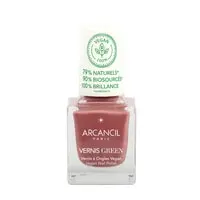 Arcancil Vernis Green Vegan Nail Polish 370 Rose Sauvage 10.5ml