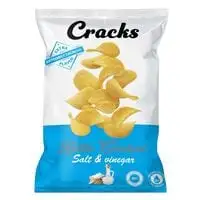 Cracks Mini Kettle Cooked Salt And Vinegar Potato Chips 30g
