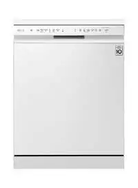 LG QuadWash 14 Place Setting Dishwasher With EasyRack Plus And Inverter Direct Drive Motor 9L DFB512FW White (Installation Not Included)