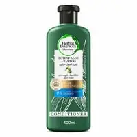 Herbal Essences Hair Strengthening Sulfate Free Potent Aloe Vera + Bamboo Natural Conditioner for Dry Hair, 400ml