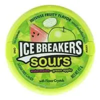 Ice Breakers Assorted flavored Green Apple Watermelon Sours Candy 42 g